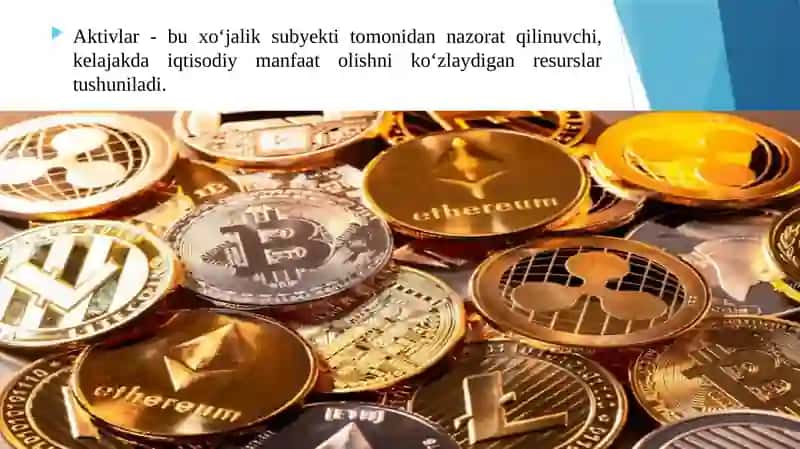 Korxona aktivlarining tarkibi va ularni boshqarish 2