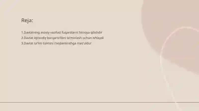 Davlatning tashkilot sifatida funksiyalari va vazifalari 2