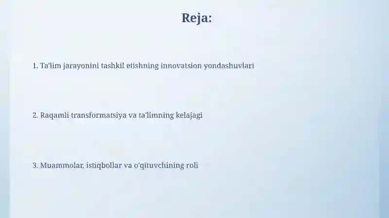 Raqamli texnologiyalar va onlayn ta'lim 2