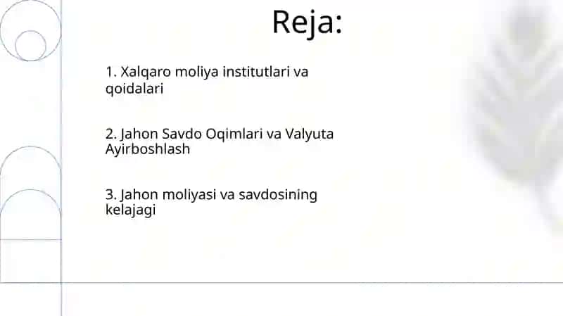 International Economic Activity 2