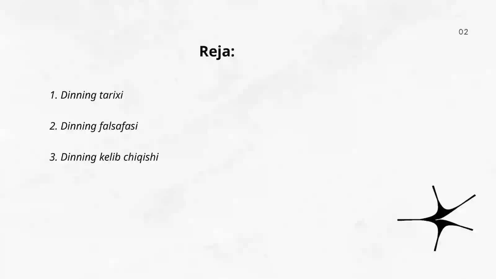 Dinning vujudga kelishi 2
