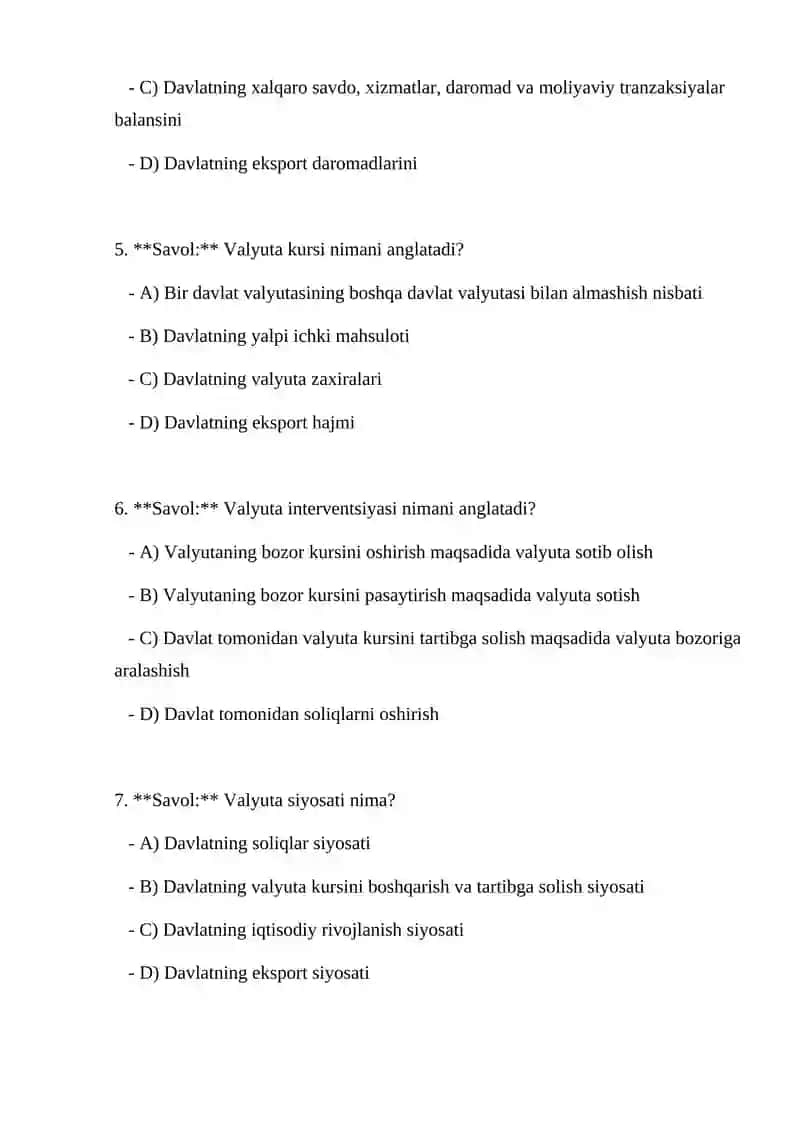 Xalqaro Valyuta Tizimi 2