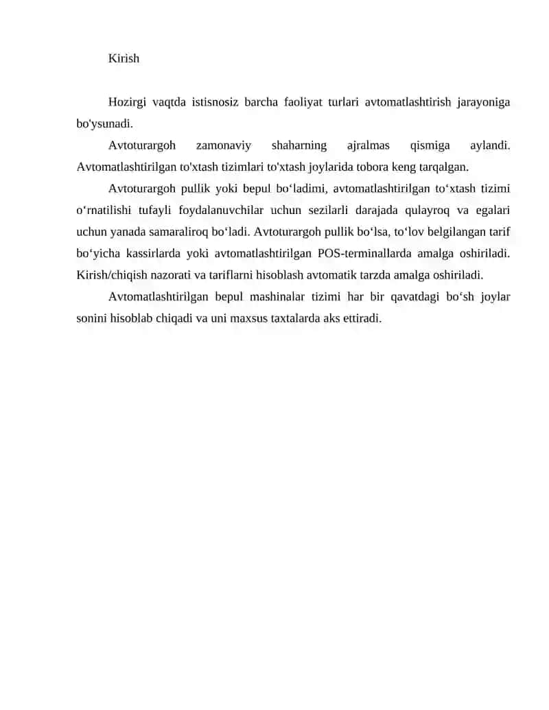 Tizim tahlili va talablar tahlili 2