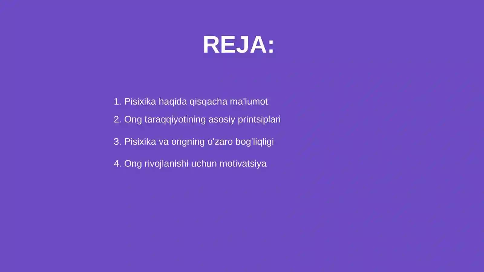 Pisixika va ong taraqqiyoti 2