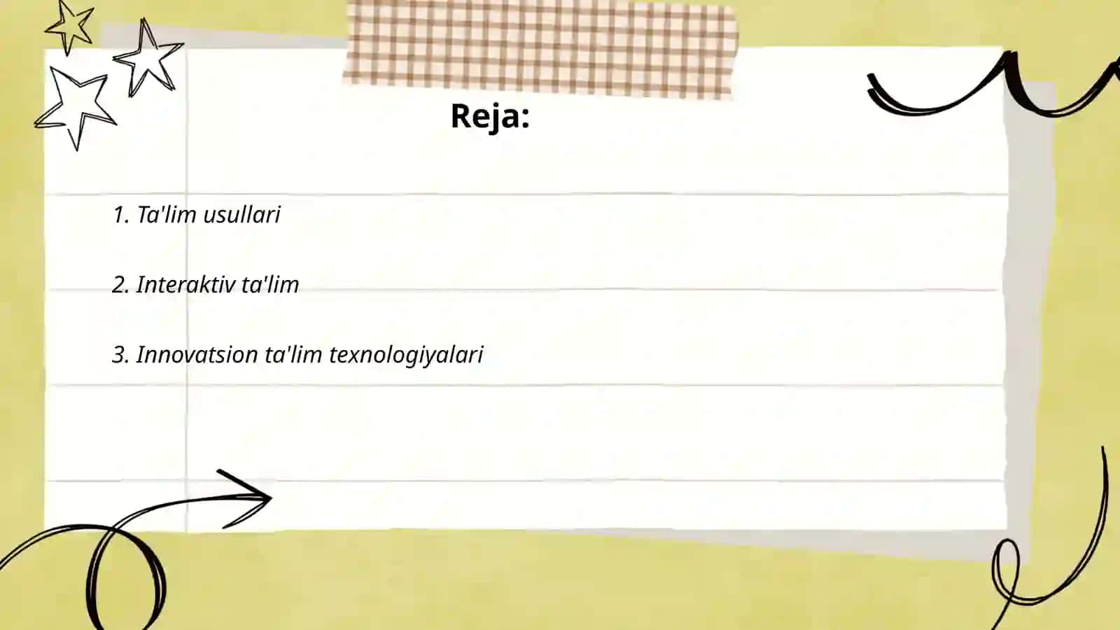 Ta'lim metodlari va vositalari 2