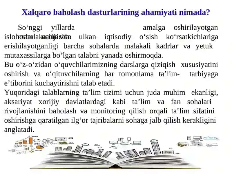 Xalqaro Baholash Dasturlari 2
