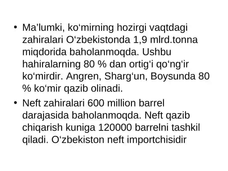 Yer osti boyliklaridan oqilona foydalanish 2