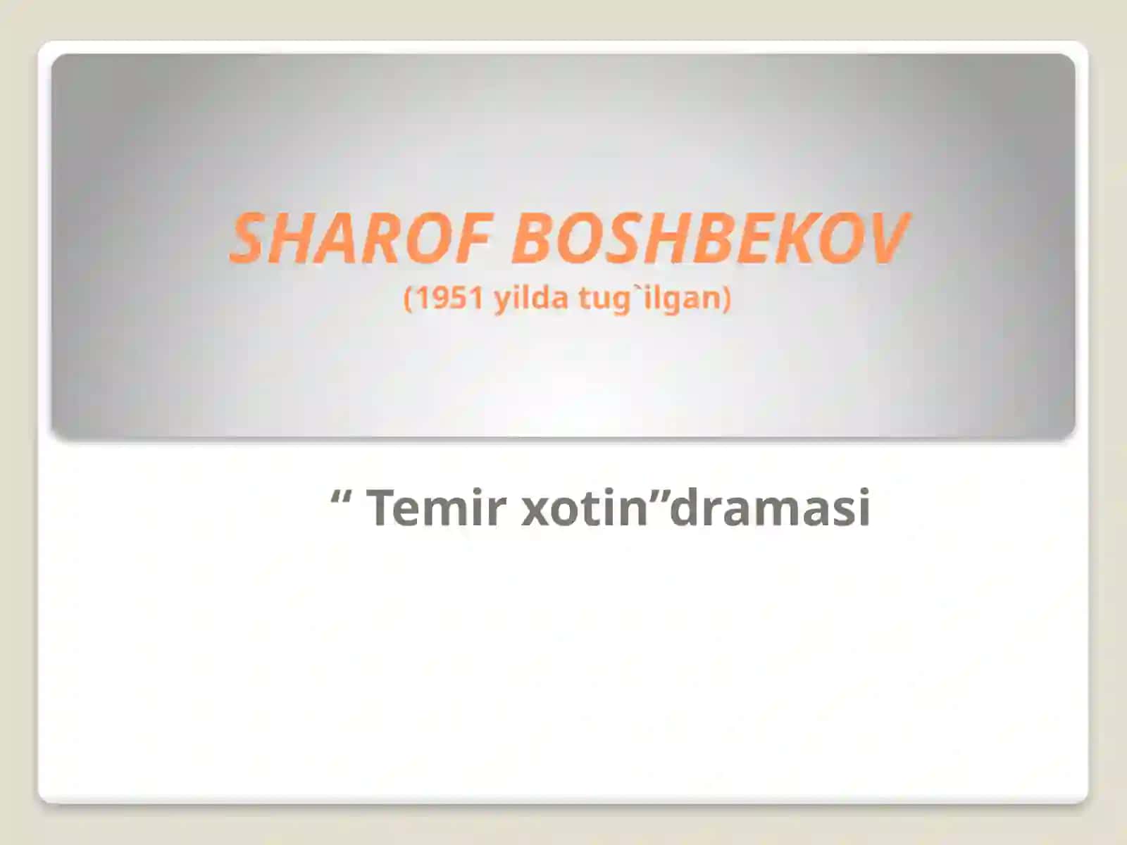 Temirxotin komediyasi 2