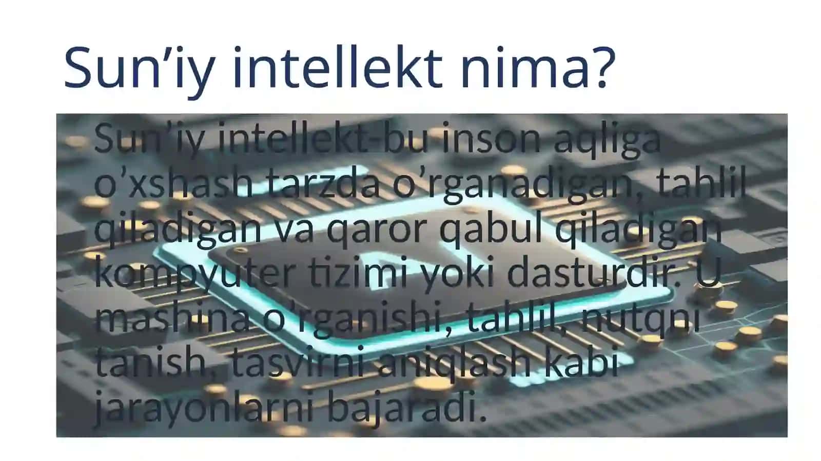 Sun’iyintellekt 2
