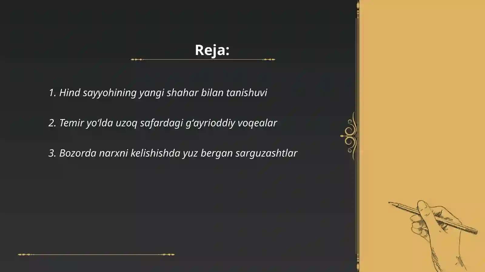 Hind sayyohining sarguzashtlari 2