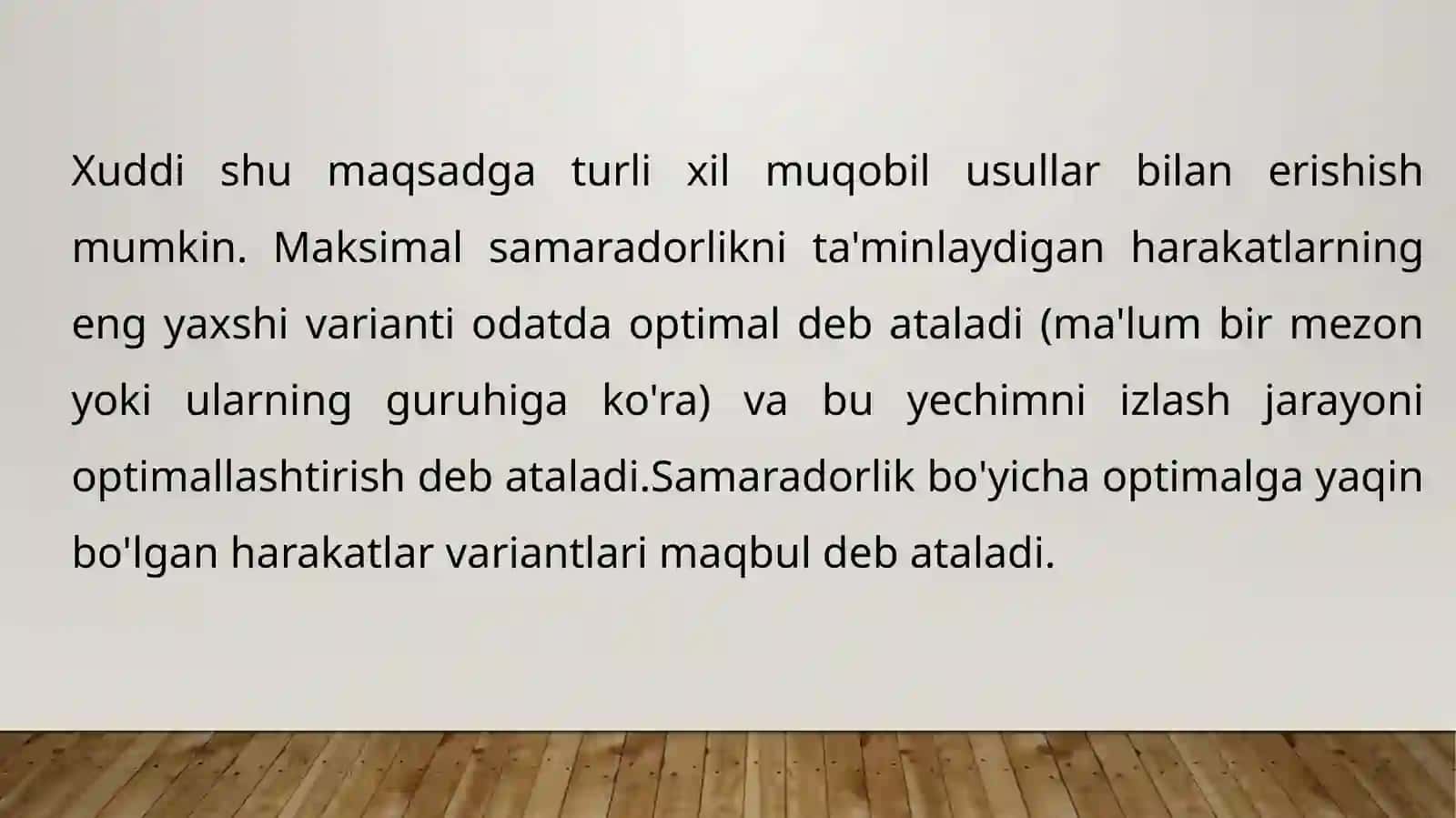Har  qanday qaror qabul qilish holati 2