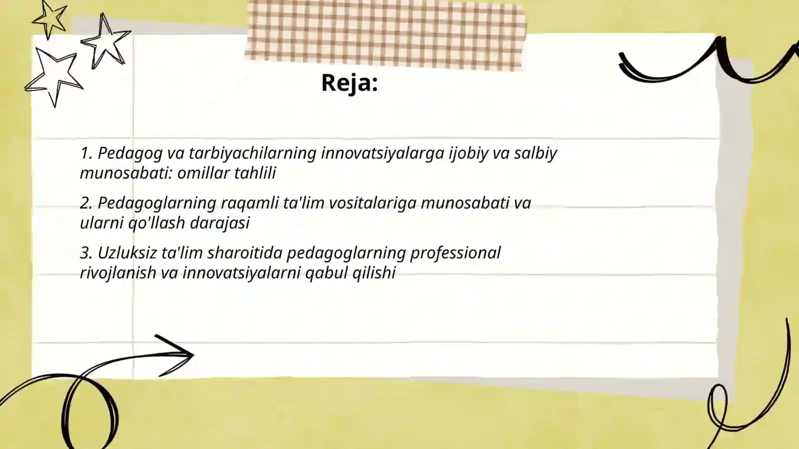 Pedagog va tarbiyachilarning innavatsiyalarga munosabati 2