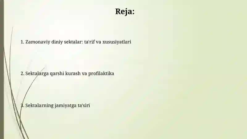 Zamonaviy Diniy Sektlar 2