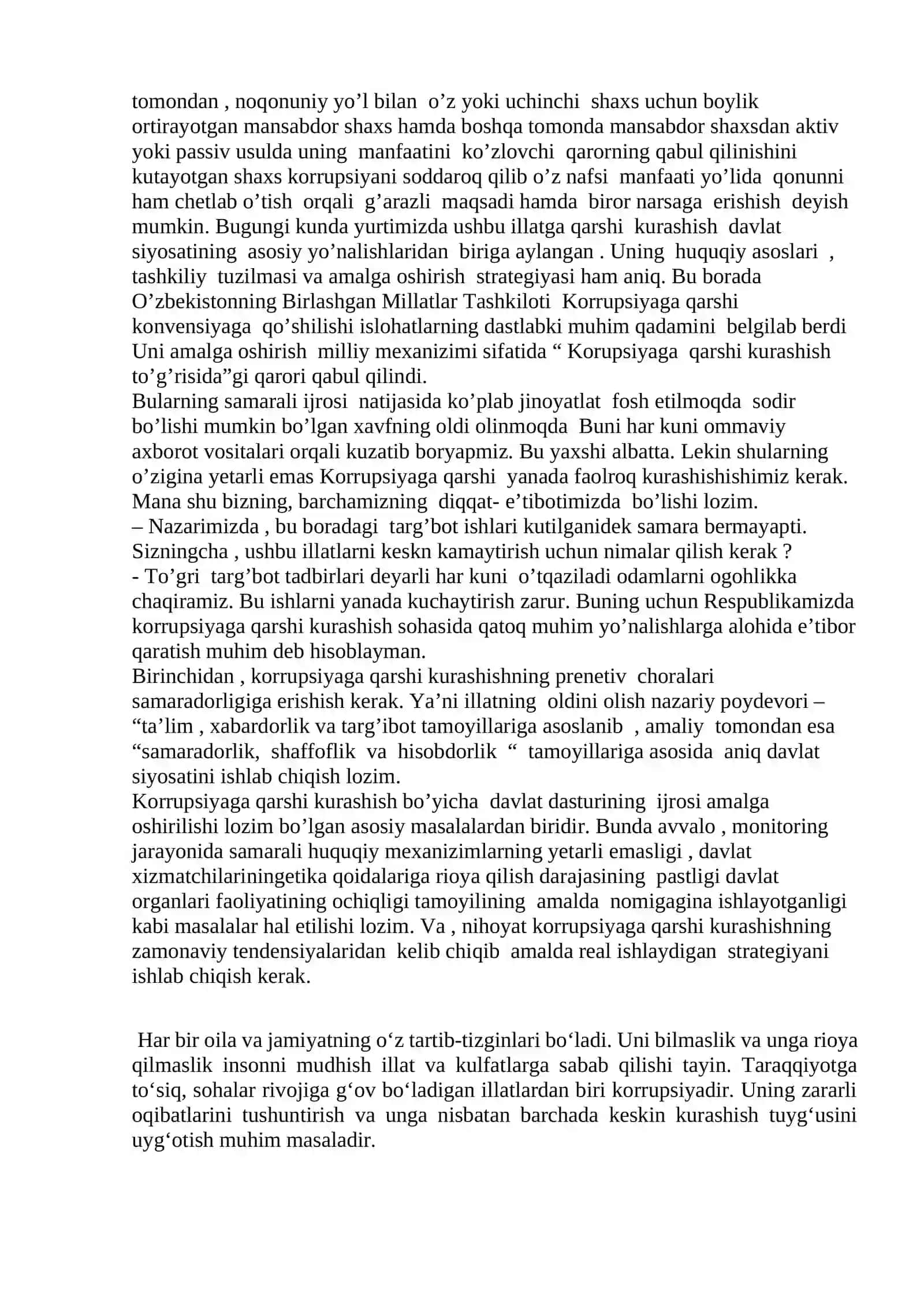 Korrupsiya va men 2