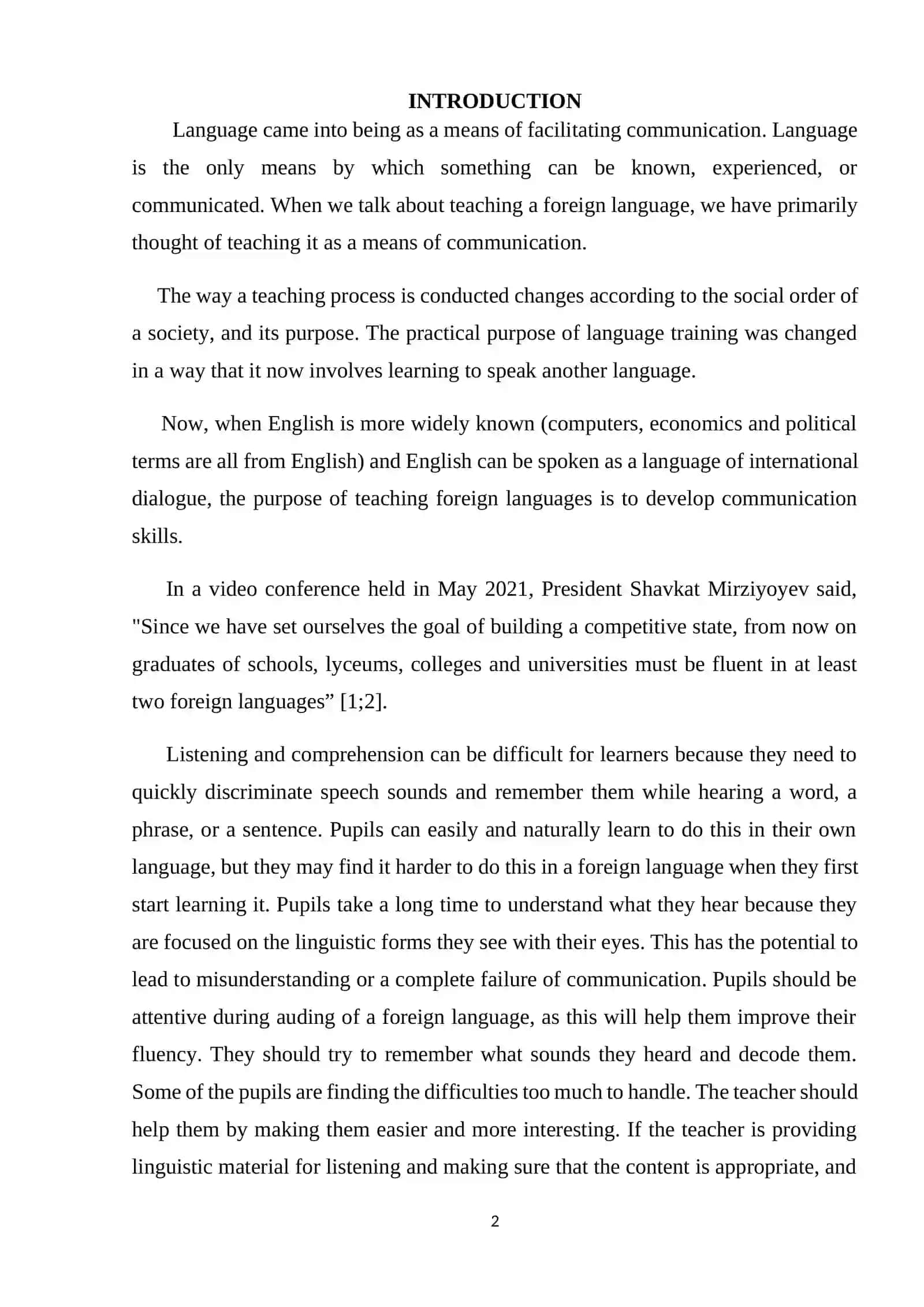 Teaching Listening in English Language 2