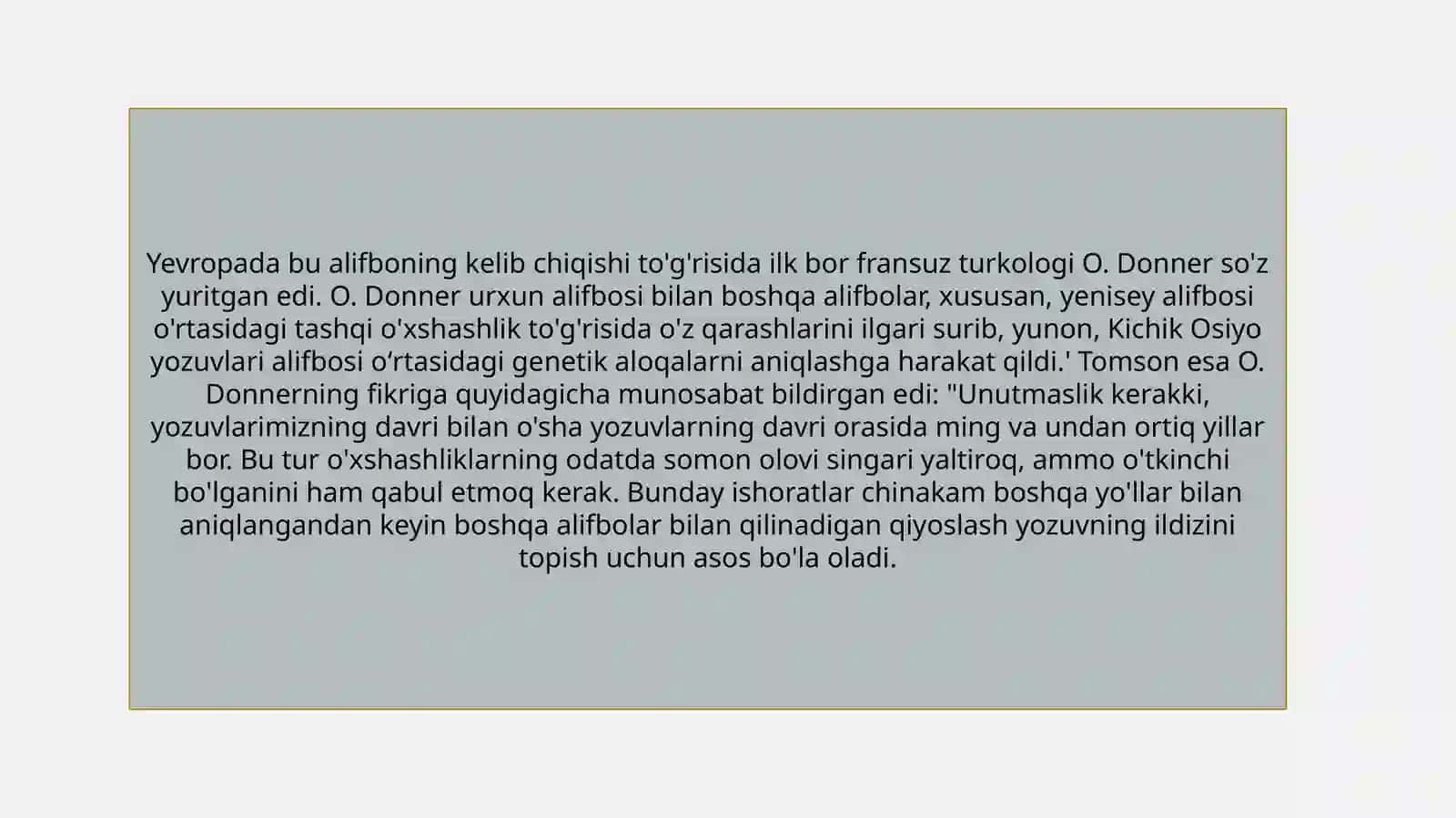 Turkiy run yozuvlarining turlari va tiplari 2