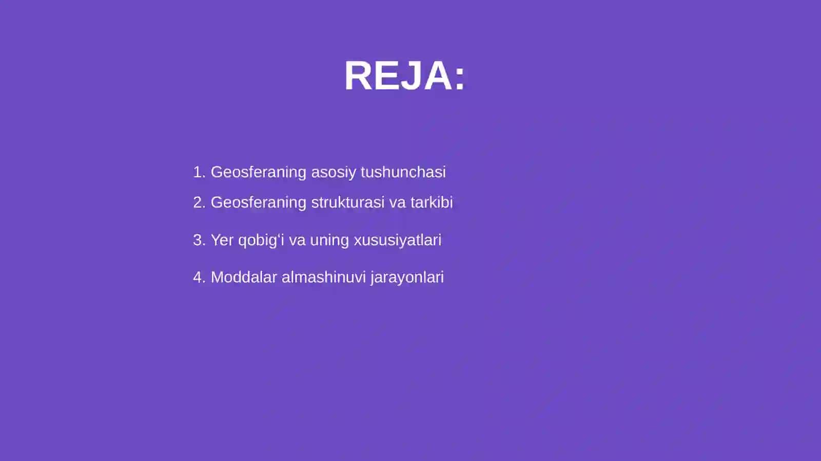 Geosfera haqida tushuncha 2