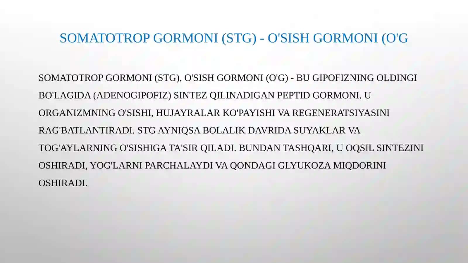Somatotrop Gormoni 2