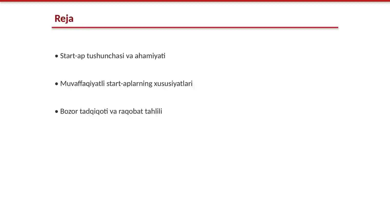 Muvaffaqiyat sirlari. Start-ap 2