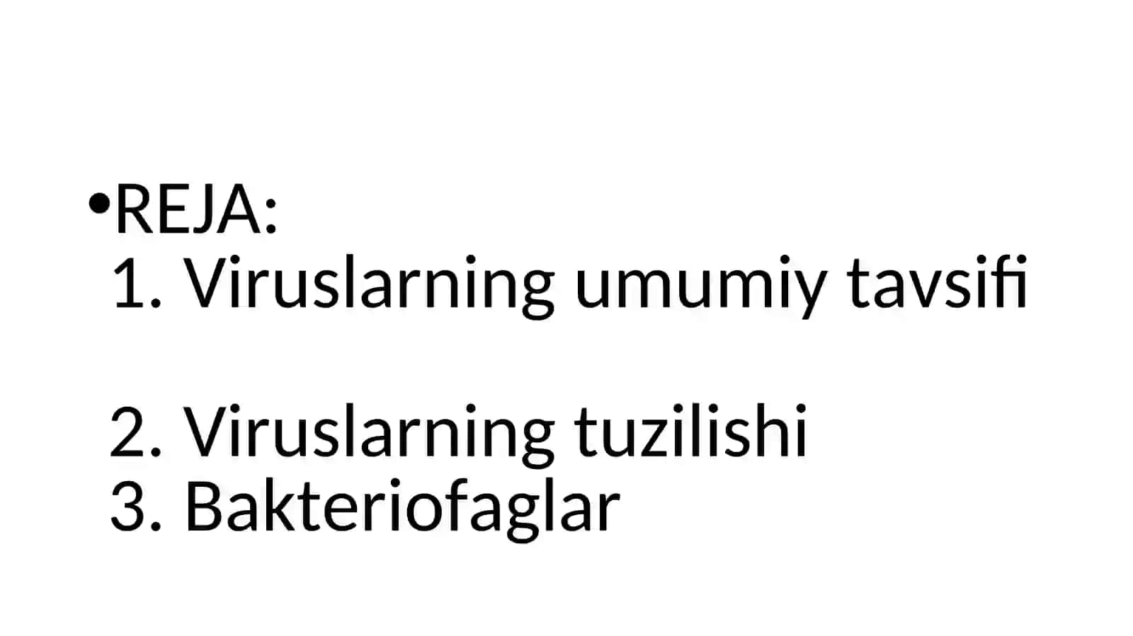 Viruslarning umumiy tavsifi 2