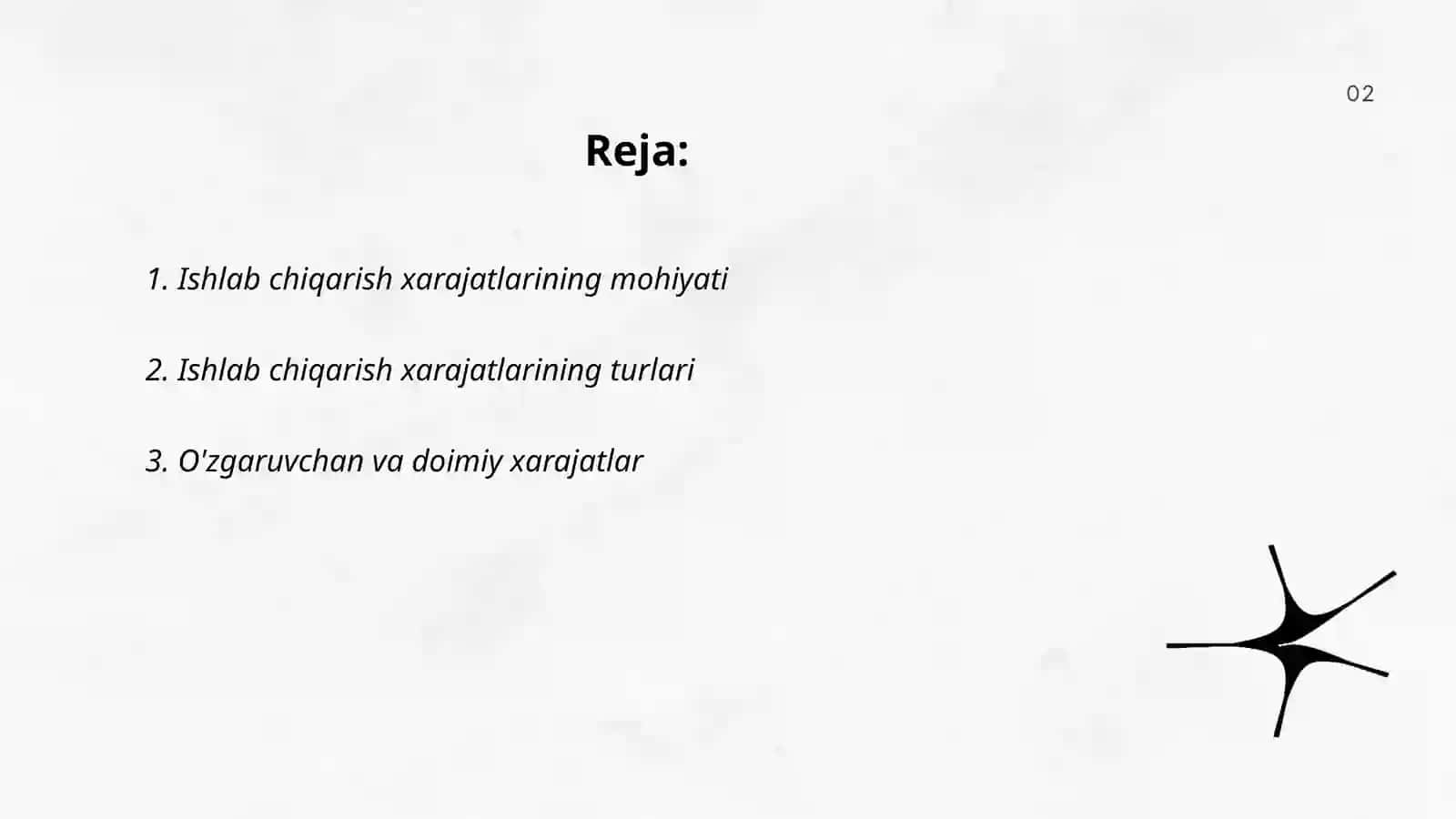 Ishlab chiqarish xarajatlari, foyda va rentabellik 2