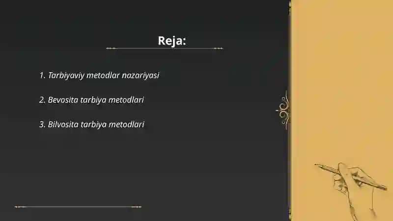 Tarbiyaning umumiy metodlari 2