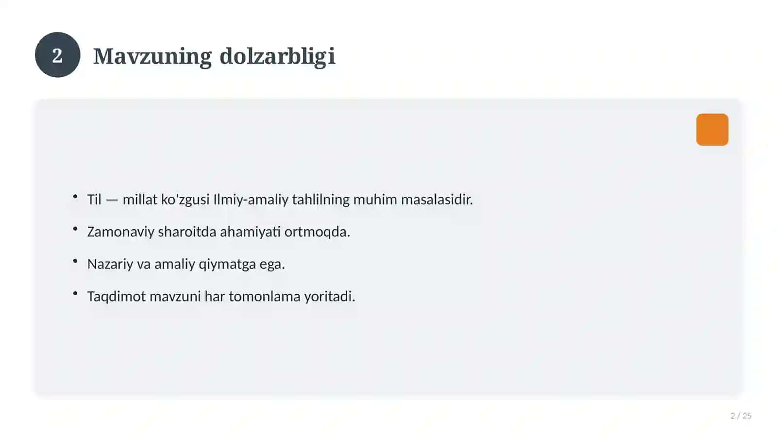 Til — millat ko'zgusi Ilmiy-amaliy tahlil 2