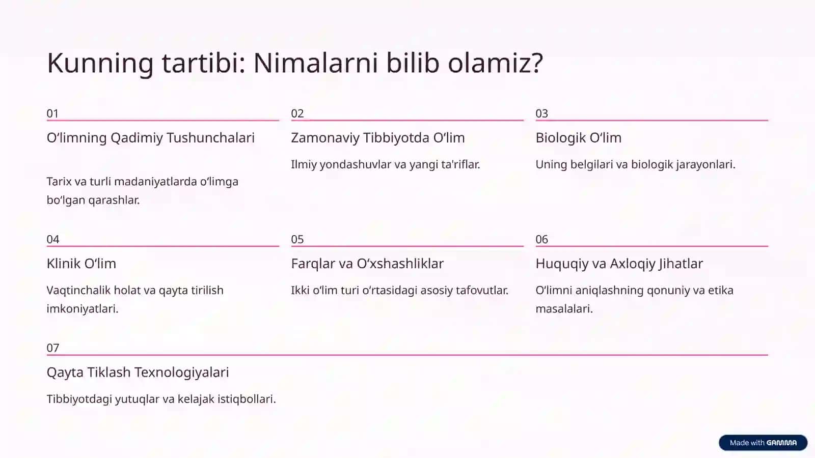 oʻlim haqida tushuncha 2