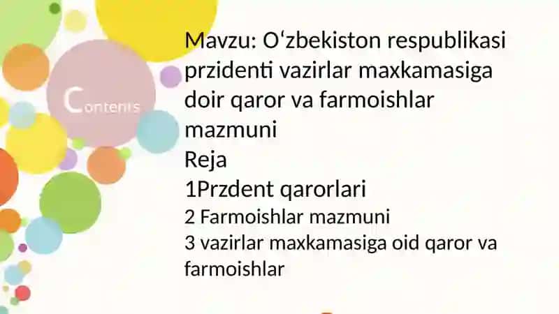 Oʻzbekiston Respublikasi Vazirlar Mahkamasi 2