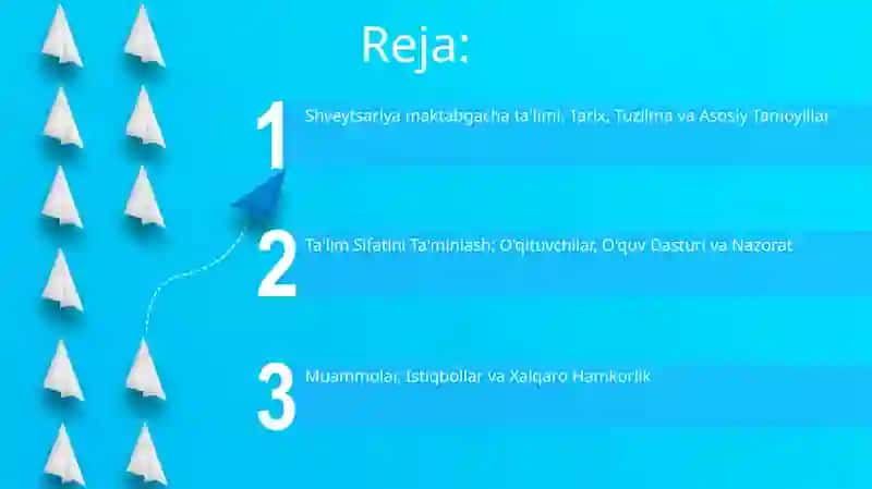 Shvetsariya Maktabgacha Ta'limi 2