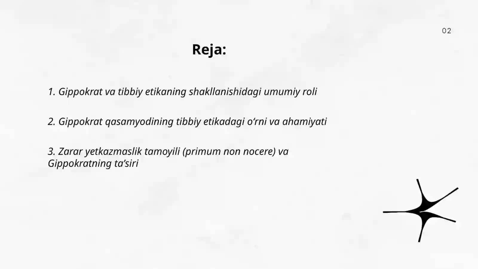 Tibbiy etikaning shakllanishida Gippokratning oʻrni 2