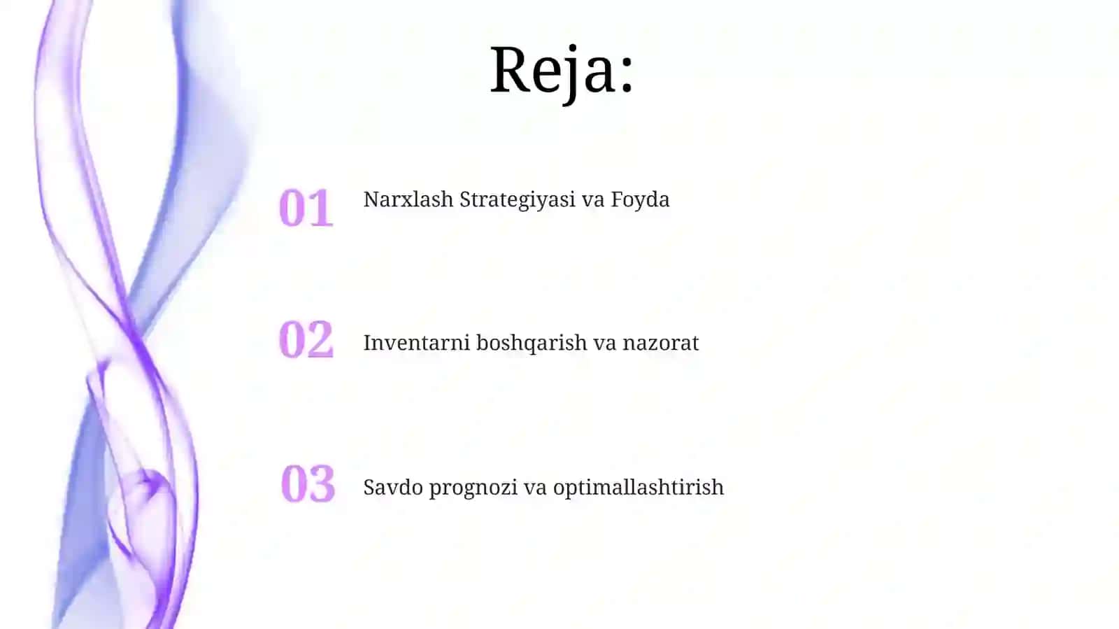 Moliyaviy Ko'rsatkichlar 2