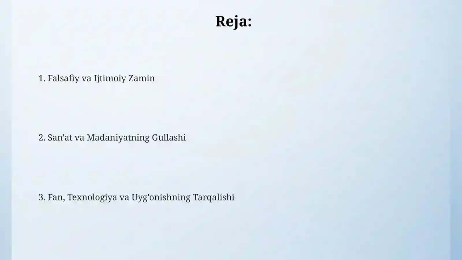 Uygonish davrining falsafiy tarixiy badiiy omillari 2