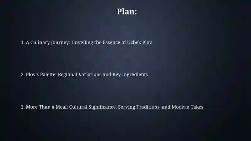 Plov - A Culinary Jewel of Uzbekistan 2