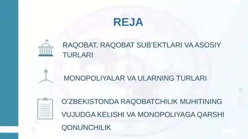 RAQOBAT VA MONOPOLIYA. NARXNING MOHIYATI VA SHAKLLANISH XUSUSIYATLARI 2
