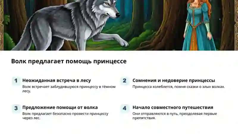 Принцесса и волк: Сказка 2