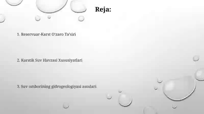 Sardoba,karies suvlar gidrologiyasi 2