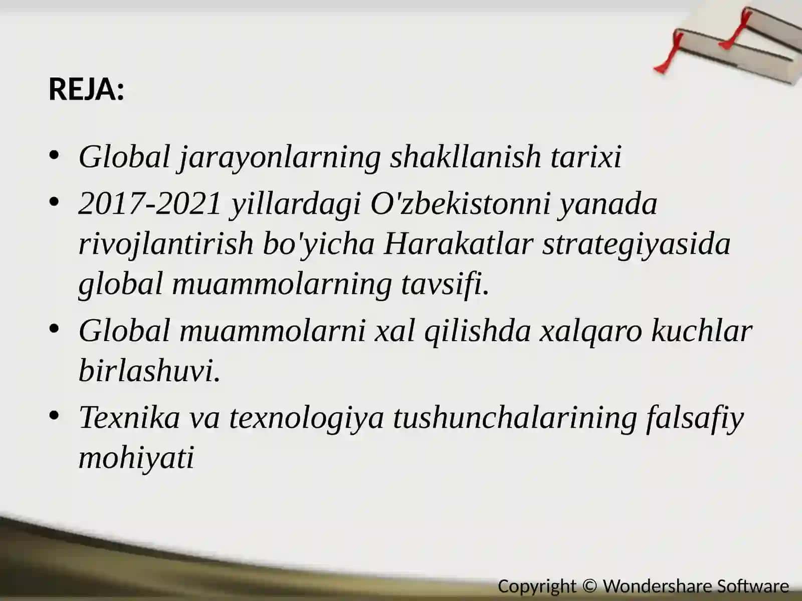 Global jarayonlar va barqaror taraqqiyot falsafasi 2