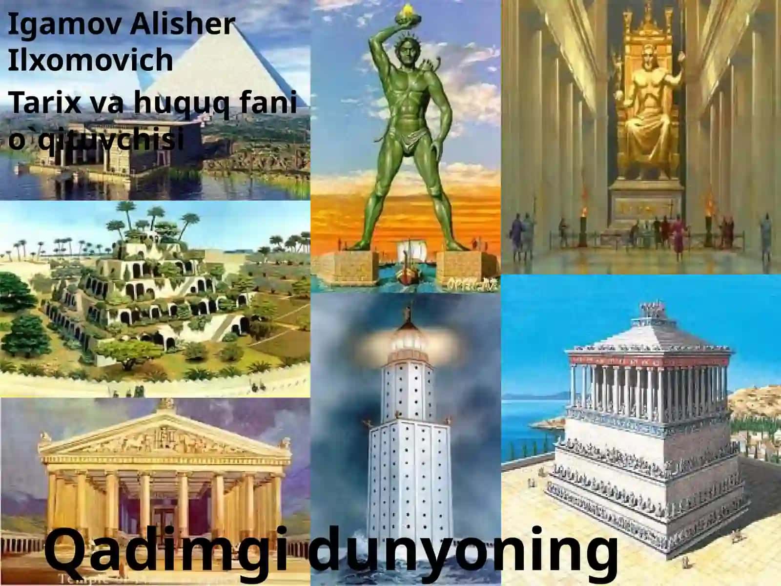 Qadimgidunyoningyettimo`jizasi 2