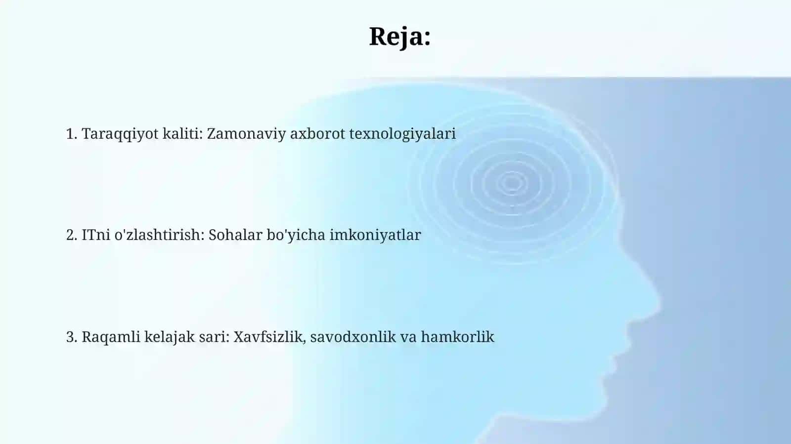 Zamonaviy axborot texnologiyalari: Taraqqiyot kaliti 2