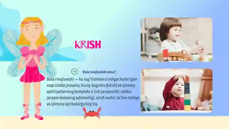 BOLA VA UNING QOBILIYATLARINING O‘SISHI 2
