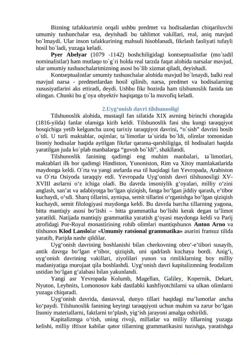 Oʻrta asrlarda Yevropa va Rus tilshunosligi 2