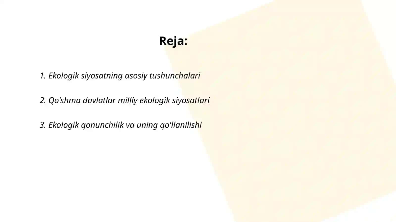 Ekologik siyosat 2