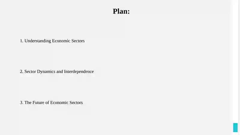 Economic Sectors: An Overview 2