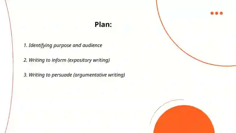 Writing for different purposes 2