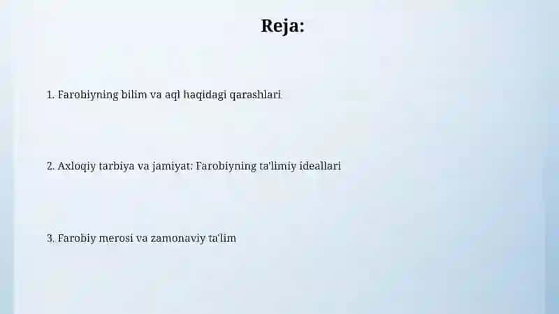 Abu Nasr Farobiyning pedagogik qarashlari 2