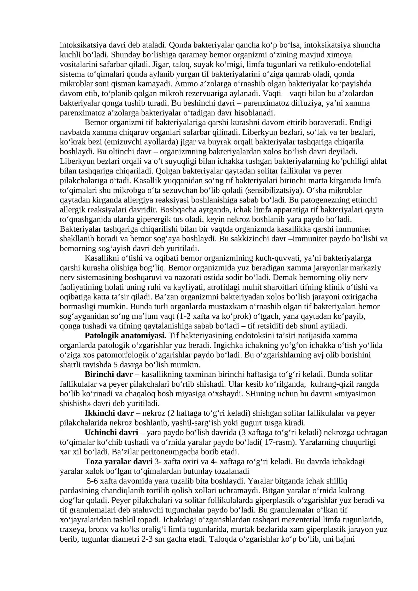 Qorin tifi. A va B paratiflari 2