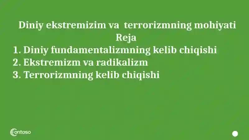 Diniy ekstremizim va terrorizmning mohiyati 2