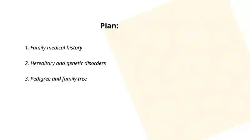 Family history and social history 2
