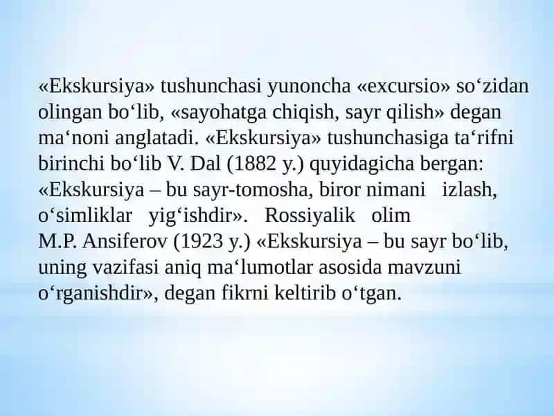 TURIZM SOHASIDA GID-EKSKURSIYA XIZMATI 2